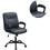 Relax Cushioned Office Chair 1pc Black Upholstered Seat back Adjustable Chair Comfort HS00F1680-ID-AHD