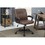HS00F1681-ID-AHD Brown+Fabric+Office+Contemporary+Office Chairs