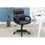 Classic Look Extra Padded Cushioned Relax 1pc Office Chair Home Work Relax Black Color HS00F1682-ID-AHD