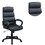 Black Faux leather Cushioned Upholstered 1pc Office Chair Adjustable Height Desk Chair Relax HS00F1683-ID-AHD