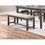 Dining Room Furniture 6pc Set Rectangle Table 4x Side Chairs and a Bench Grey Finish MDF Rubberwood HS00F2563-ID-AHD