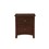 Dark Oak Finish Nightstand 2-Drawers Pine Veneer MDF Wooden 1pc Modern Nightstand HS00F4234-ID-AHD