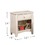 White Nightstand Shelf Storage Drawers Pine Veneer MDF Wooden 1pc Modern Nightstand HS00F4238-ID-AHD