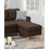 Living Room Corner Sectional Dark Coffee Polyfiber Chaise sofa Reversible Sectional HS00F6457-ID-AHD