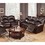 Motion Loveseat 1pc Couch Living Room Furniture Brown Bonded Leather HS00F6674-ID-AHD