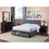 HS00F9330Q-ID-AHD Grey+Solid Wood+Box Spring Not Required+Queen+Bedroom