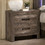 HS11CM7149-N-ID-AHD Natural+Wood+2 Drawers+Bedroom+Bedside Cabinet