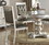 Luxury Silver Accent Tufted Upholstered Chairs Set of 2 Dining Side Chairs HSESF00F1705