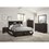 Modern Bedroom Nightstand Brown Color Drawers Bed Side Table Rubberwood HSESF00F4861