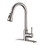 Pull Down Kitchen Faucet with Sprayer Stainless Steel Brushed Nickel JYD3411BN