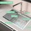 Workstation 33-inch Drop-in 16 Gauge Kitchen Sink R10 Radius Stainless Steel Kitchen Sink Single Bowl with Intergrated Ledge & Accessories (Pack of 5) -33"x22"x10" JYSB322BN