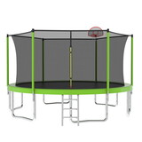 14FT for Kids Children with Safety Enclosure Net Outdoor Backyards Large Recreational Trampoline