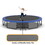 16FT Outdoor Trampoline for Kids and Adults, Pumpkin Trampolines with Curved Poles,Heavy Duty Trampoline Anti-Rust Coating ASTM Approval K1163S00074