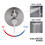 Dome Shower system Shower head combination set wall mounted with 10 inch Shower head and hand held Shower head, brushed nickel finish KE-A3585-BN