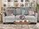 Living Room Furniture Loveseat Sofa and 3-seat sofa (Light Gray) LP000014NAA