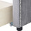 Twin Size Upholstered daybed with Drawers, Wood Slat Support, Gray LP000115AAE