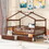 LP000307AAL Walnut+Wood+Box Spring Not Required+Full+Wood