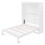 Full Size Murphy Bed Wall Bed with Shelves,White LP000692AAK