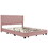 Queen Size Storage Bed Linen Upholstered Platform Bed with 3 Drawers (Pink) LP000713AAH