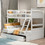 Twin over Full Bunk Bed with Storage - White LT000022AAK