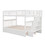 Stairway Full-Over-Full Bunk Bed with Twin size Trundle, Storage and Guard Rail for Bedroom, Dorm - White LT000210AAK