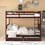 Full-Over-Full Bunk Bed with Ladders and Two Storage Drawers (Espresso) LT000365AAP-1