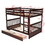 Full-Over-Full Bunk Bed with Ladders and Two Storage Drawers (Espresso) LT000365AAP-1