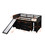 Low Twin Size Loft Bed with Cabinets, Shelves and Slide - Espresso LT000503AAP