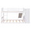 Stairway Twin over Twin Bunk Bed with Two Drawers and Slide, White LT100155AAK