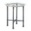 ACME Brantley End Table in Clear Glass & Sandy Gray Finish LV00436