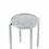ACME Abbe End Table in Glass & Chrome Finish LV00573