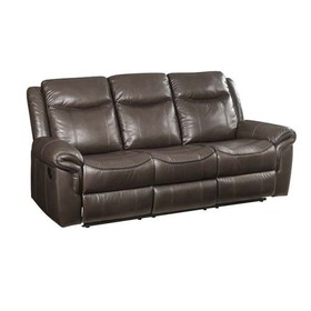 ACME Lydia Motion Sofa, Brown Leather Aire LV00654