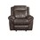 ACME Lydia Glider Recliner, Brown Leather Aire LV00656