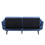 ACME Nafisa Adjustable Sofa & Ottoman, Blue Fabric LV00823
