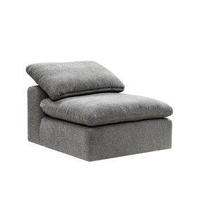 ACME Naveen Modular - Armless Chair in Gray Linen LV01103