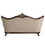 ACME Ragnar Sofa w/7 Pillows, Light Brown Linen & Cherry Finish LV01122
