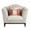 ACME Tayden Chair w/2 Pillows, Beige Velvet LV01157