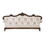 ACME Nayla Sofa w/4 Pillows, Pattern Fabric & Walnut Finish LV01273