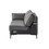 ACME Meka Sectional Sofa, Anthracite Leather LV02396