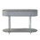 ACME Yukino Sofa Table, Gray High Gloss & Chrome Finish LV02413