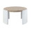 ACME Zoma Coffee Table, White High Gloss & Oak Finish LV02414