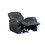 ACME Alair Power Motion Recliner w/Bluetooth Speaker & Cooling Cup Holder, Blue & Black Leather Aire LV02459