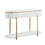 ACME Daveigh Sofa Table, White High Gloss & Gold Finish LV02466