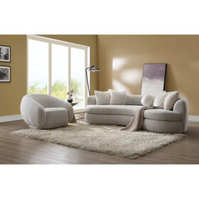 ACME Iniko Sofa w/6 Pillows, Beige Boucle LV02542