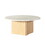 ACME Qwin Coffee Table, Marble Top & Oak Finish LV03005