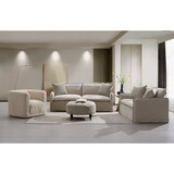 ACME Upendo Sofa w/2 Pillows, Beige Linen LV03080