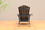 Polystyrene Adirondack Chair - Black MBM-PKD02-BK