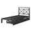 Metal Platform Bed with 2 Drawers, Twin (Black) MF296531AAB