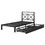 Metal Platform Bed with 2 Drawers, Twin (Black) MF296531AAB