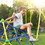 Kids Climbing Dome Jungle Gym - 6 ft Geometric Playground Dome Climber Play Center with Rust & Uv Resistant Steel, Supporting 800 lbs MS282178AAL